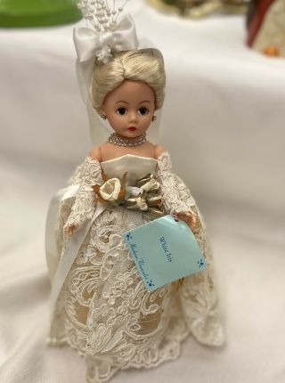 Vintage Rare Madame Alexander Doll 22540 White Iris Anniversary Edition With Tag