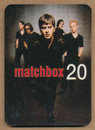 Matchbox 20 Rare Promo Tip Table Card 