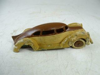 Antique Manoil Ny Lead 1930s Toy Model Car Coupe 4.  5 " Long Vintage Metal Old