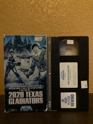 2020 Texas Gladiators Vhs Post Apocalyptic Carnage Rare Media Double Flap