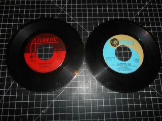 2 Rare 1971 Classic 45 Rpm 7 " Vintage Vinyl Records By Various Artists