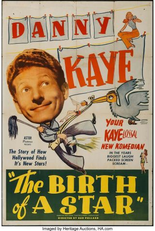 Rare 16mm Feature: Birth Of A Star (danny Kaye) 3 Educational Pictures Comedies