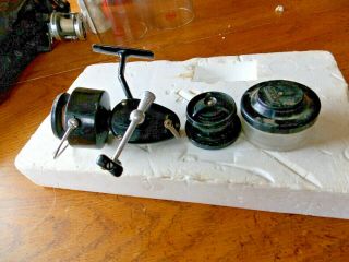 Vintage Abu Garcia Mitchell 300a Spinning Reel W Extra Spool No Reserv
