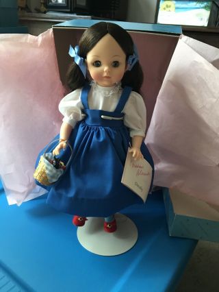 Vintage Madame Alexander Dorothy W/ Ruby Slippers (wizard Of Oz) 13.  5” Doll