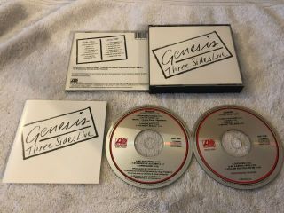 Genesis Three Sides Live Atlantic 2 X Cd Rare Oop