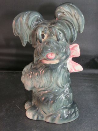 Rare,  Adorable Early Skye Terrier Figurine Made In Japan