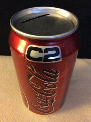 Rare Coca - Cola Coke C2 Bank Lid Souvenir Can Never Filled With Product