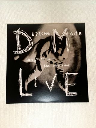 Depeche Mode - Songs Of Faith And Devotion Live Vinyl | Rare Silver Edition