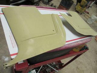 1967 - 76 Dodge Dart Plymouth Duster Kick Panels Rare Factory Beige Scamp