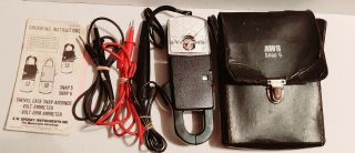 Sperry Instruments Snap 6 50 - 400 Hz Volts Ohm 150 Ammeter Vintage Japan W/ Bag