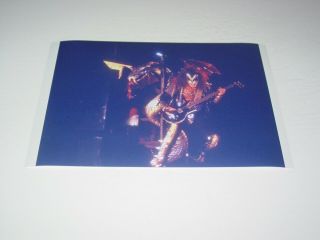 Kiss 8x12 Photo Gene Simmons Rare Live Concert Love Gun Album Tour 1977 4