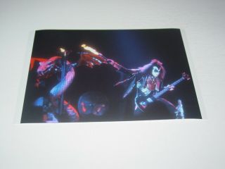 Kiss 8x12 Photo Gene Simmons Rare Live Concert Love Gun Album Tour 1977 6
