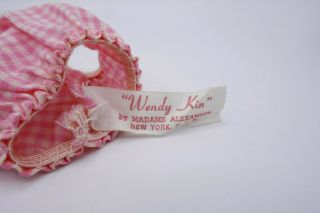 Vintage Madame Alexander Wendy - Kins Tagged Panties 3