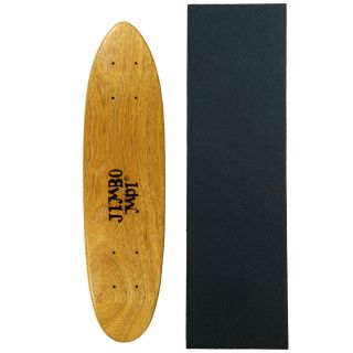 Mpi Skateboard Deck Jimbo Solid Mohagony Cruiser Old School Vintage Lt Griptape