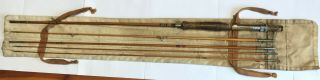 Vintage 5 Piece Fly Rod With Correct Pouch.  Very Priced To Sell