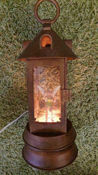 Disney Tinker Bell Room Lamp Lantern Peter Pan 36cm (14.  1 ") Very Rare F/s