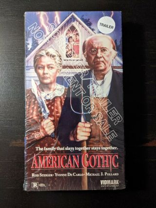 American Gothic Trailer Screener (vhs) Horror Rare