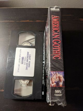 American Gothic Trailer Screener (VHS) HORROR Rare 2