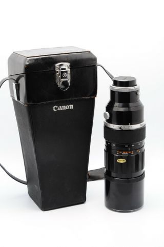 Vintage And Rare Canon 85 - 300mm F5 Fl With Case