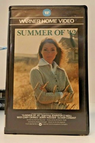 Summer Of 42 Rare Uk Pal Vhs 1971 Warner Home Video Jennifer O 