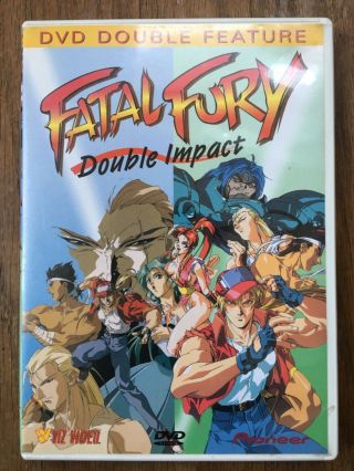 Fatal Fury Double Impact Anime Dvd Rare Out Of Print Dvd