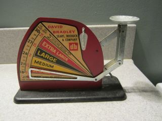 Vintage David Bradley Metal Egg Scale By Sears,  Roebuck -