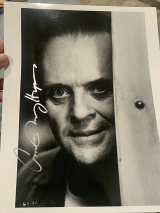 Anthony Hopkins Signed 8x10 Photo Silence Of The Lambs Rare