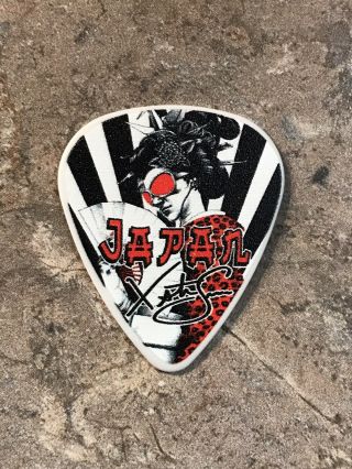 Faster Pussycat “xristian Simon” 2017 Japan Tour Guitar Pick - Very Rare