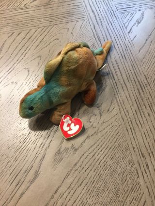 Beanie Babies Rare Retired.  Steg The Stegosaurus Make Me An Offer