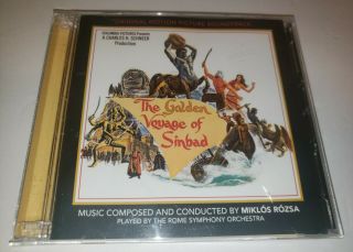 Rare The Golden Voyage Of Sinbad Miklos Rozsa 2 Cd Set Intrada