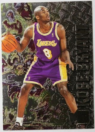 1996 - 97 Kobe Bryant Fleer Metal 181 Rare Rookie Rc (dr)