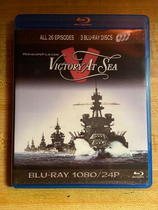 Victory At Sea Mega Rare Blu - Ray 26 Episodes 3 Discs In Absolute.