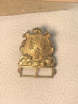 Rare Connecticut State Police Hat Badge 1 Obsolete