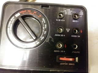 Vintage Micronta 22 - 211 Radio Shack Tandy 25 - Range Folding Multimeter no Leads 3