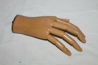 Vintage Mannequin Female Right Hand With Articulating Fingers