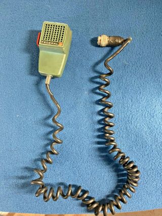 Vintage / Antique Federal Signal / Shure Mic Model Cm9bt - 4 Pin Microphone
