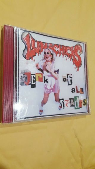Lunachicks - Jerk Of All Trades Go Kart Records Rare Punk Rock York Cd