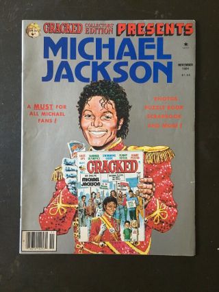 Rare Collectable Michael Jackson Comic Book Cracked Bad Beat It Black Or White
