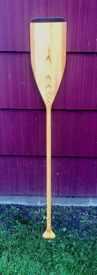 Vintage Grey Owl Wood Paddle,  54” Long,  Made In Canada Rare