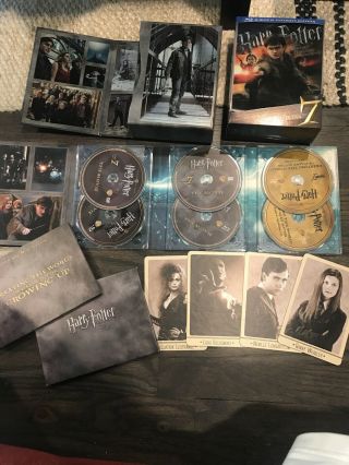 Harry Potter And The Deathly Hallows Parts 1 And 2 Ultimate Edition Blu Ray Rare