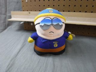Rare South Park Plush Cartman Cop Police Man With Tags 7 1/2 Inch Tall Fun 4 All
