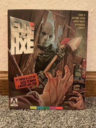 Edge Of The Axe Arrow Video Limited Edition Blu - Ray Slipcover Rare Oop