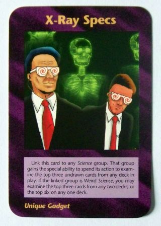 Illuminati World Order - Assassins Rare Card - Xray Specs - Nm