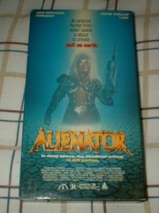 Alienator Vhs 80s Horror Cult Rare Alien Android Cheese Epic