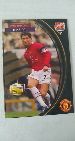 Bimbo Card (mexico) 2005 - Manchester United - Cristiano Ronaldo - Ultra Rare