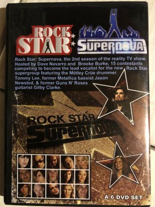 Rockstar Supernova - Complete Series RARE DVD 6 - disc Set 2006 2