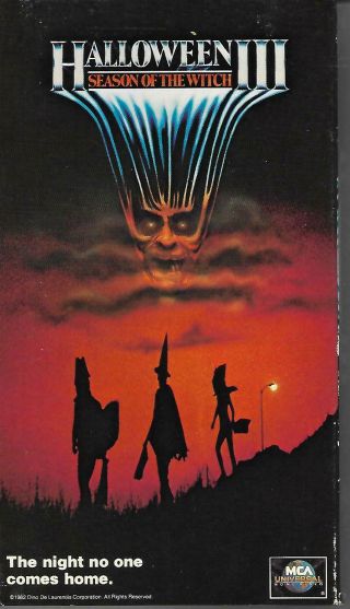 Halloween Iii (3) Season Of The Witch Vhs Horror Mca/universal Release Rare