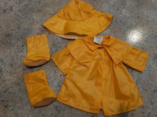 Rain Coat,  Hat,  Boots For Vtg Fisher Price My Friend Mandy,  Jenny,  Becky