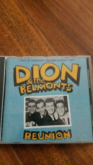 Dion & The Belmonts Reunion: Live At Madison Square Garden 1972 Cd Rare Htf