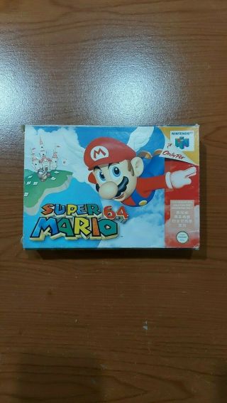 Mario 64 Nintendo N64 Authentic/original Fullset Asian Version Very Rare